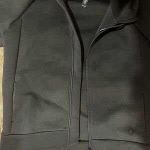 Contour Black Full-Zip Hoodie